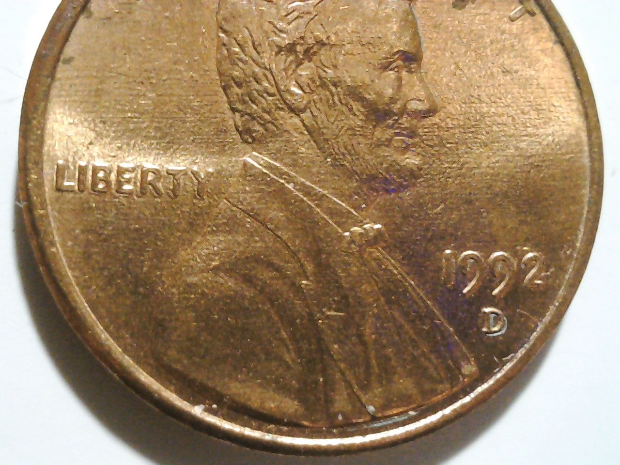 1992-D-Lincoln-Lamination-Or-Crack?