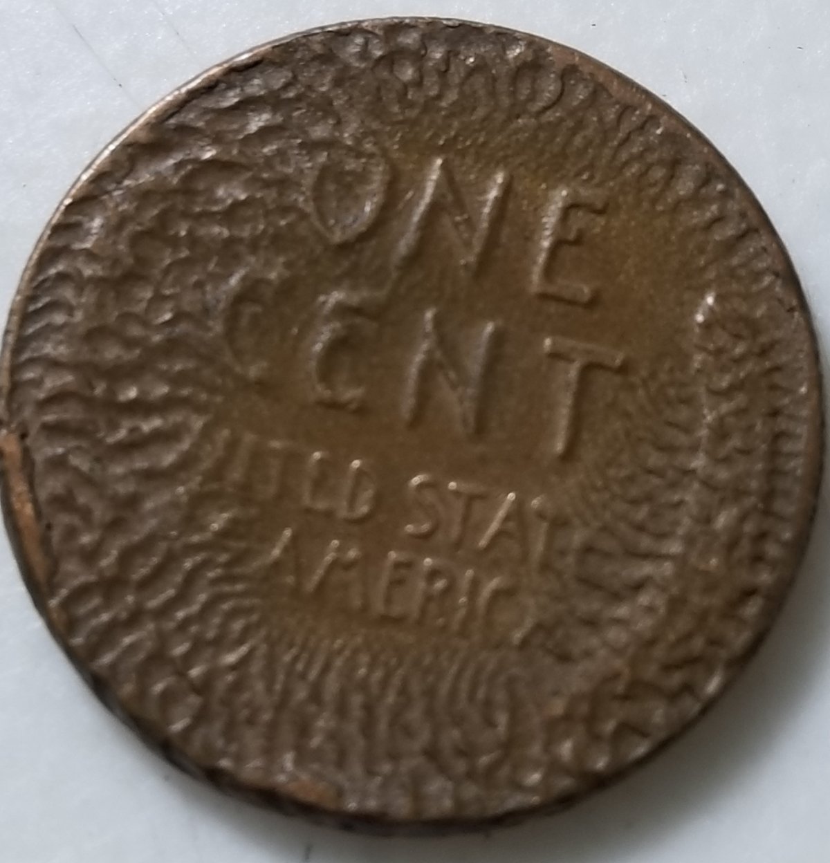 1956-Wheat-Cent-With-A-Wavy-Surface