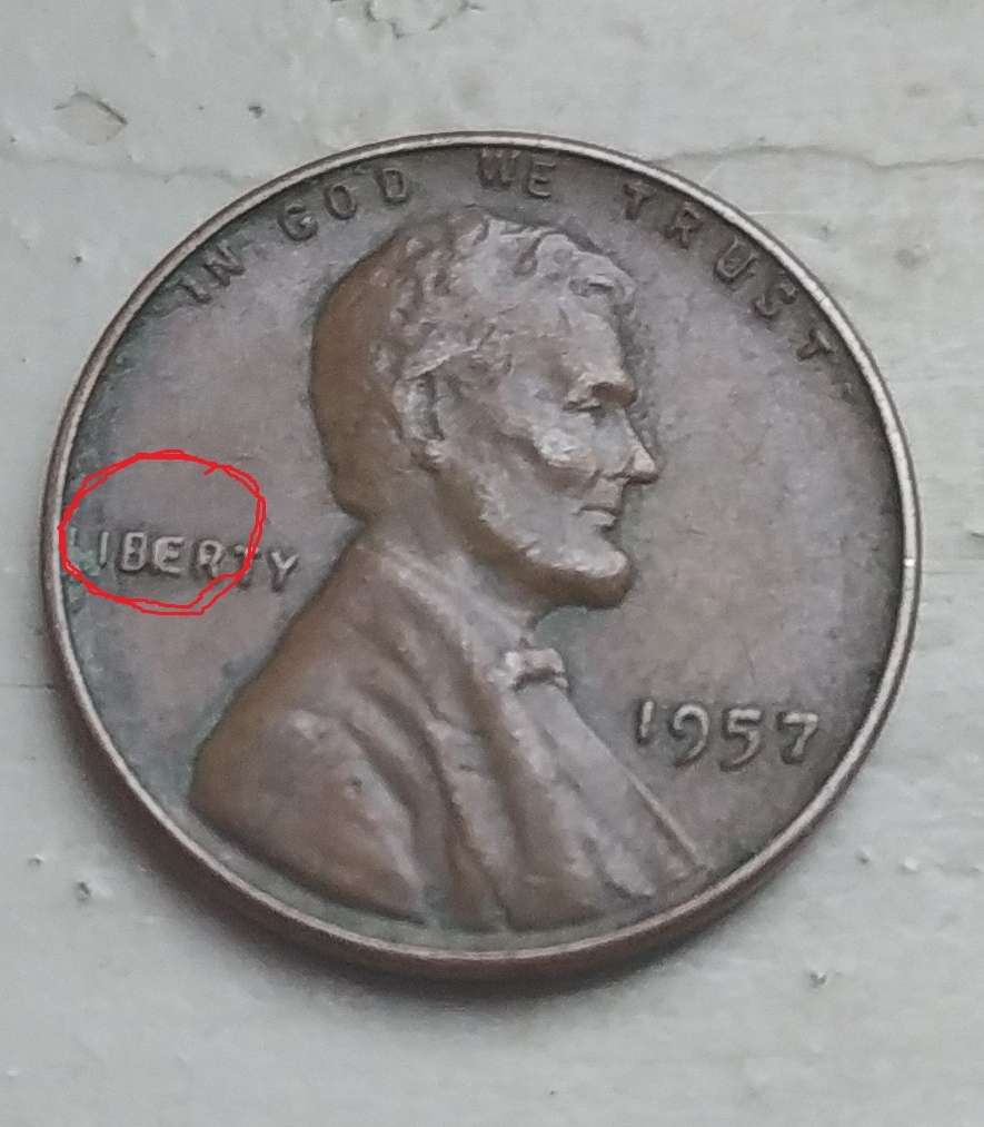 1957-Lincoln-Cent---Letter-