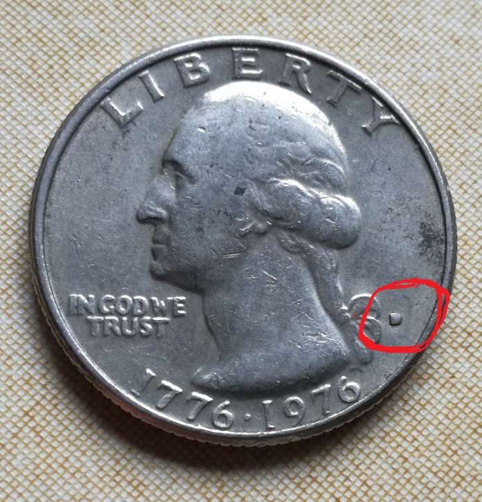 Filled-D-Mint-Mark---1976-Quarter