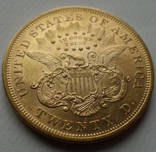 1876-S-Double-Eagle---AU-Or-MS?