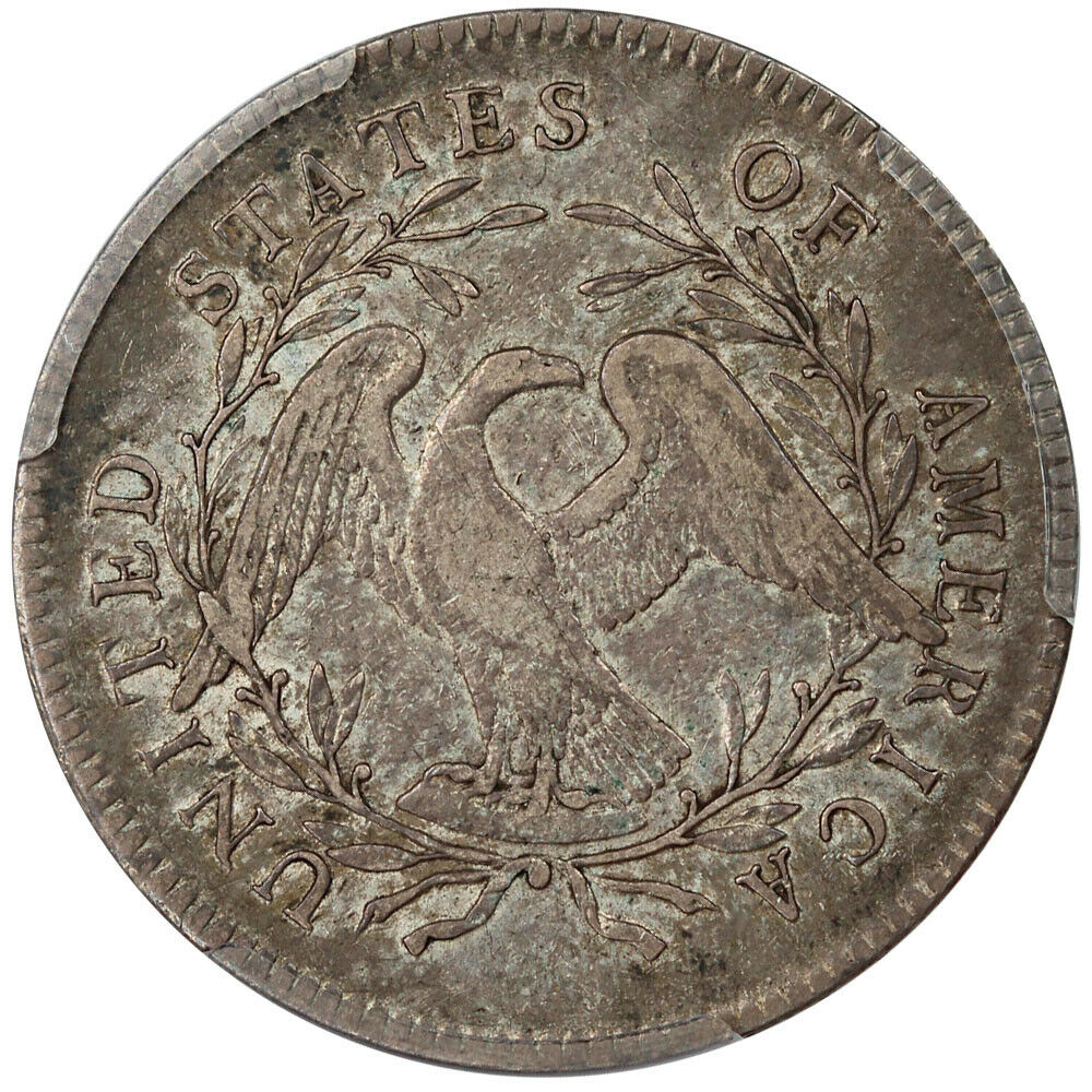 1795-Flowing-Hair-Silver-Dollar,-2-Leaves-PCGS-Vs.-You