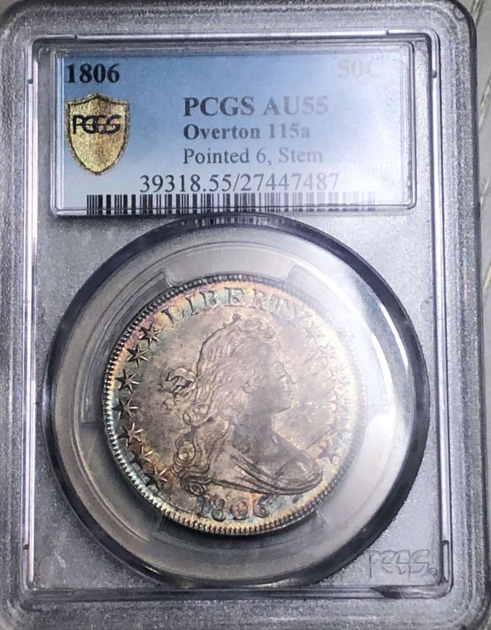 1806-Draped-Bust-Half-Dollar-Overton-115A,-PCGS-Vs-You