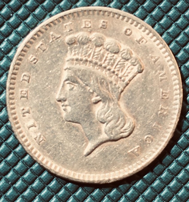 1856-Gold-$1-Indian-Princess-Grade