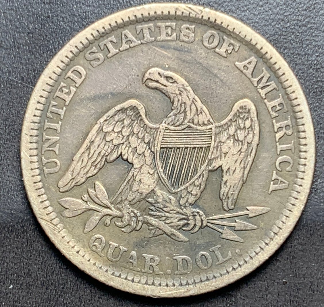 1857-Seated-Liberty-Quarter