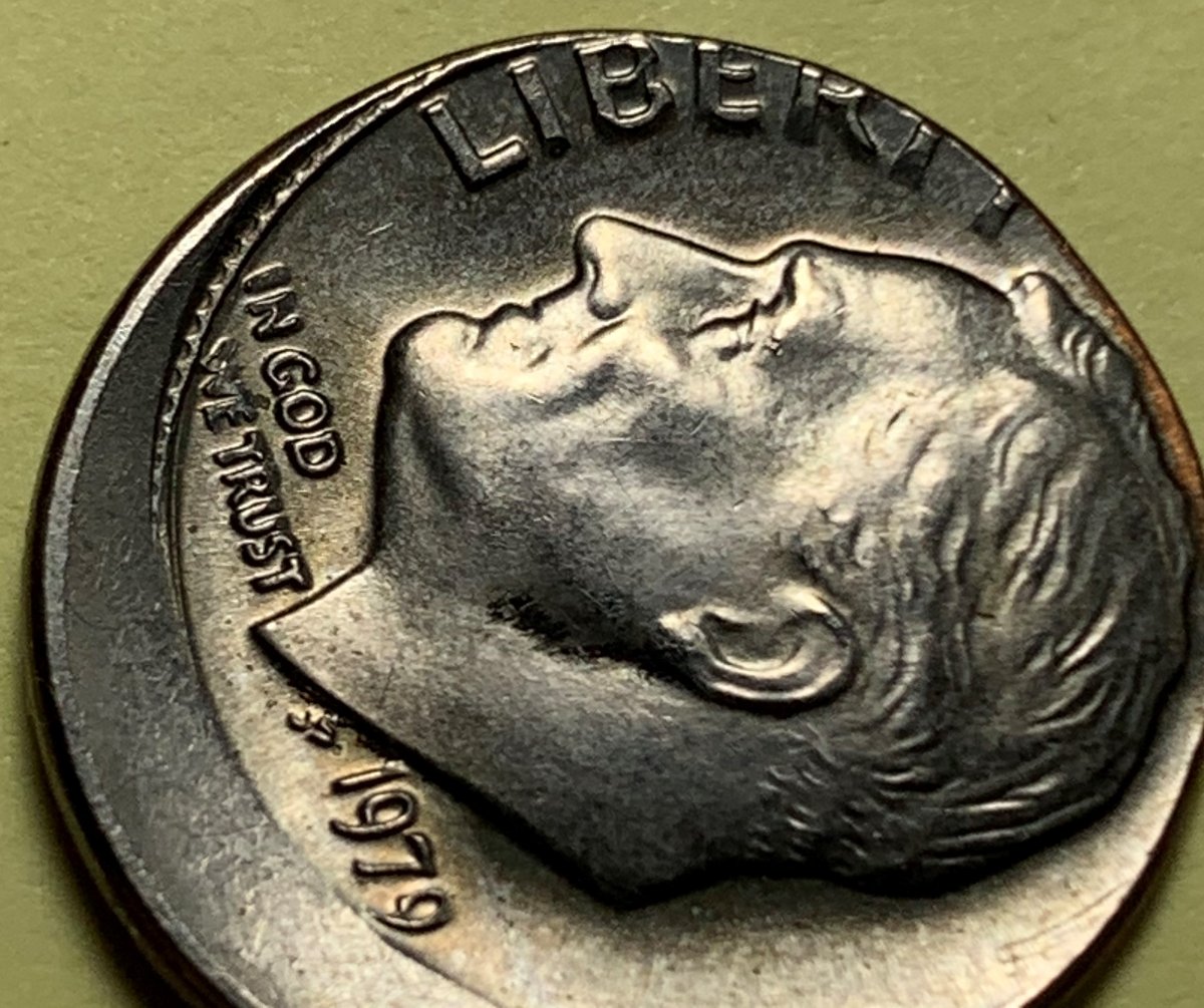 1979-P-Off-Center-10c,-What-Caused-This-Huge-Step-With-Reeding?