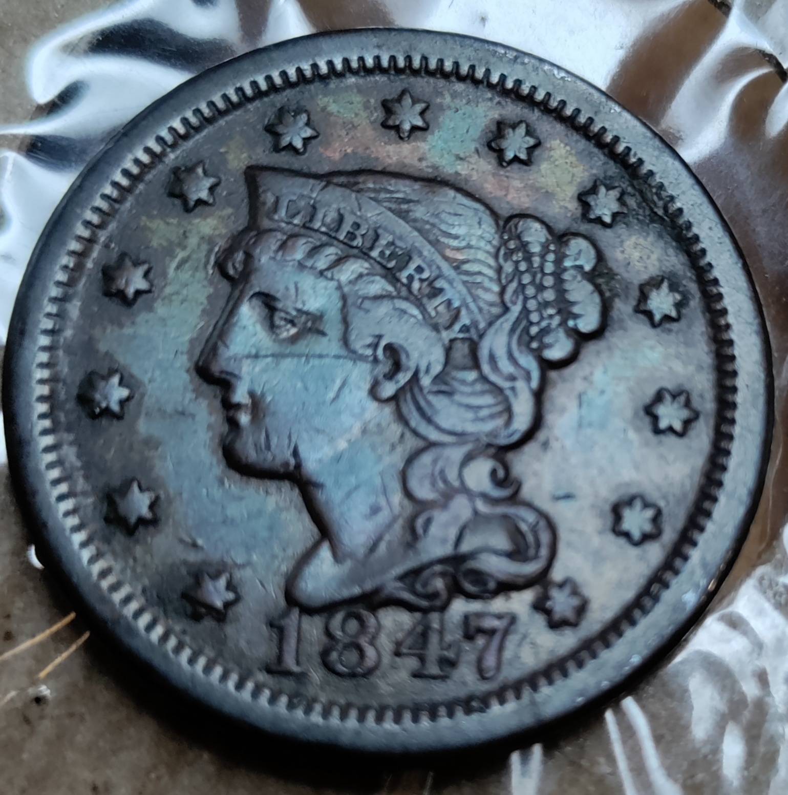 1847-Braided-Hair-Cent-Possible-Clipped-Planchet?-Opinion-Please!