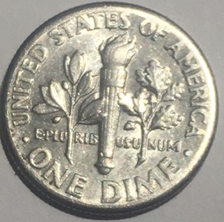 200?-Roosevelt-Dime--Broadstrike-Or-Other-Mint-Damage-?-Or-Damage-Coin?