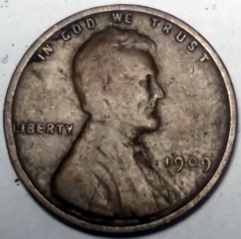 1909-Lincoln-Cent.-No-Mint