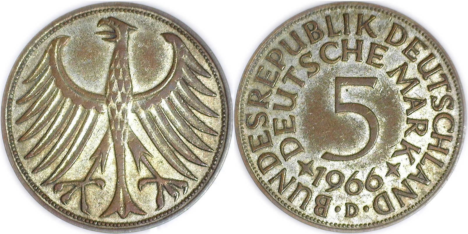 Germany-5-Mark-1966-False