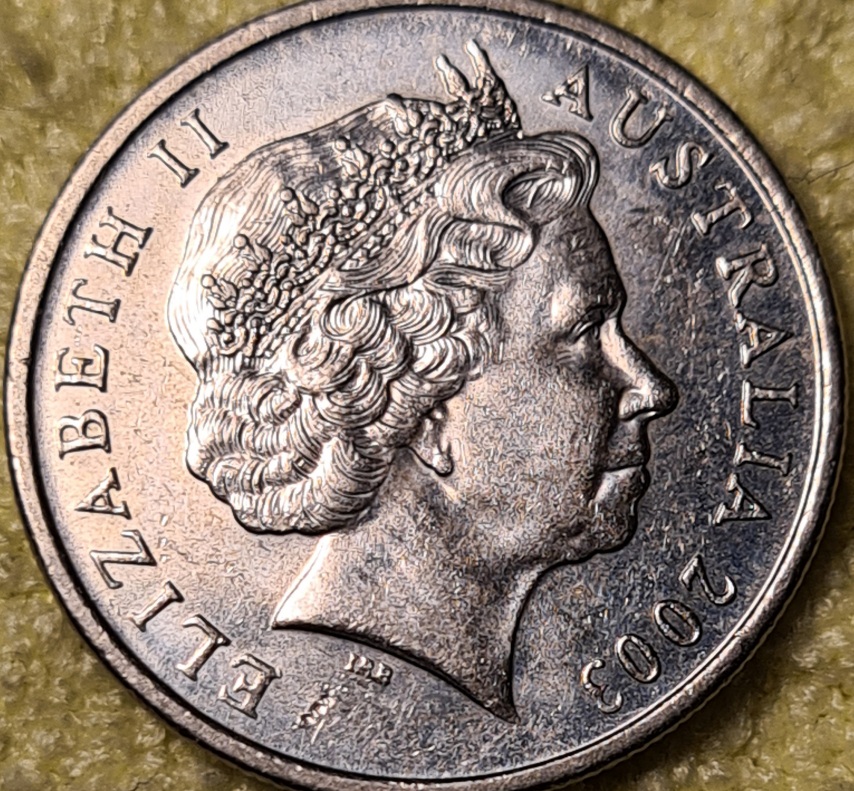 2003-Australian-5-Cent-Echidna's-Nose-Stuck-On-5