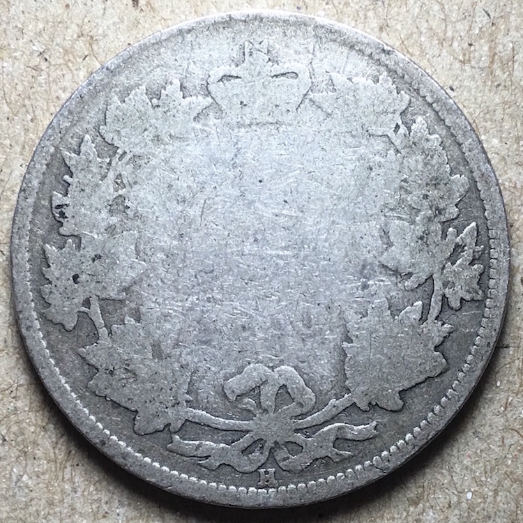 Worn-Victoria-25-Cents-Canadian---Year-Identification-Help
