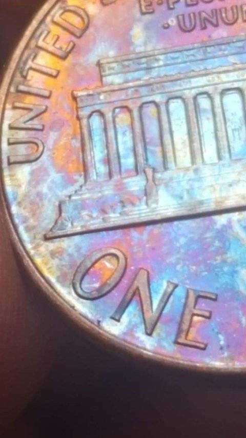 Toned-1991-Lincoln-Cent