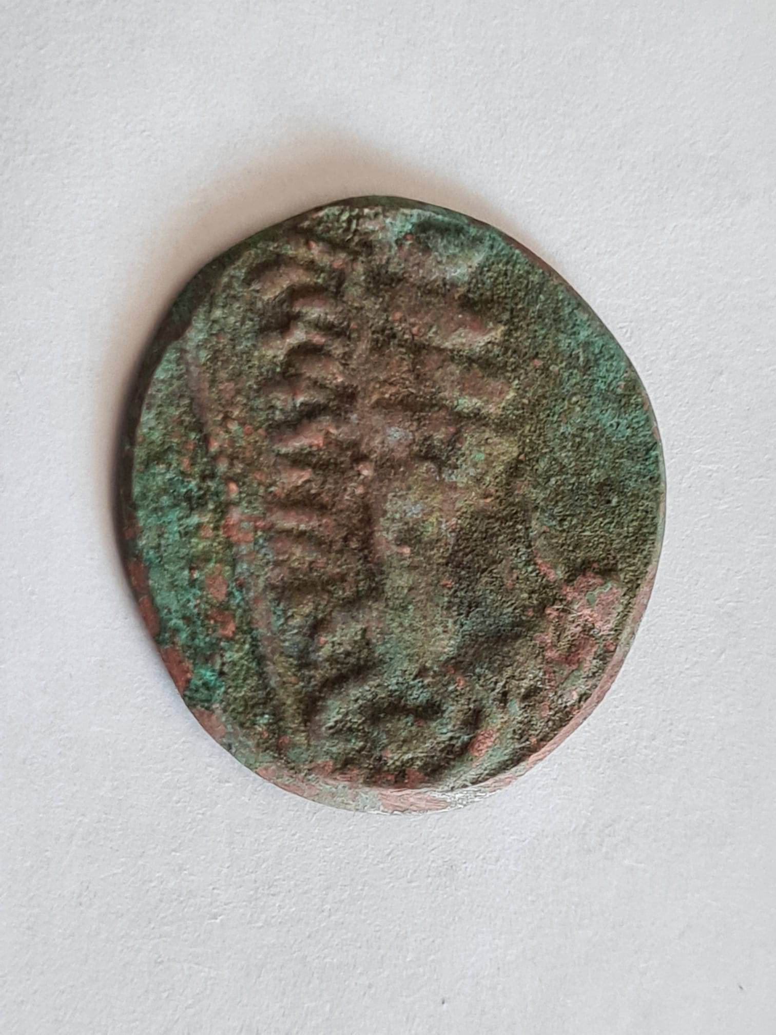 Ancient,-Not-Id,-Small-Bronze-Coin