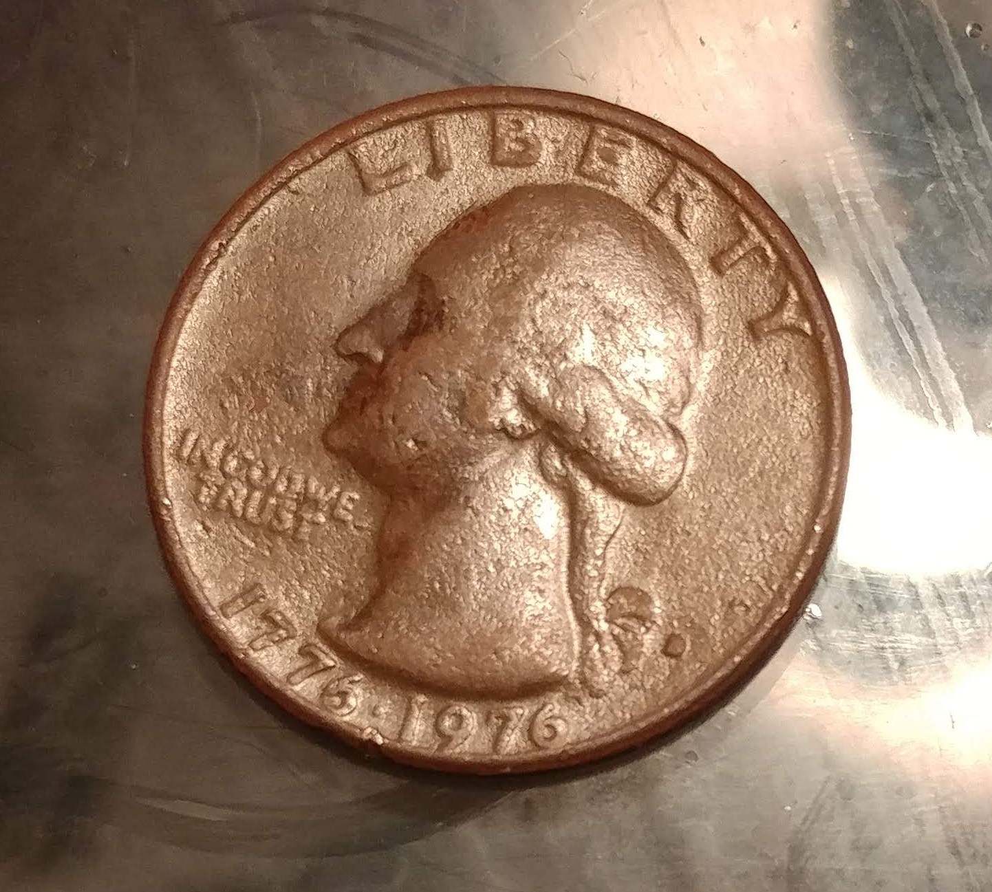 1976-Bicentennial-Quarter-Never-Seen-One-Like-It...-Need-Help...