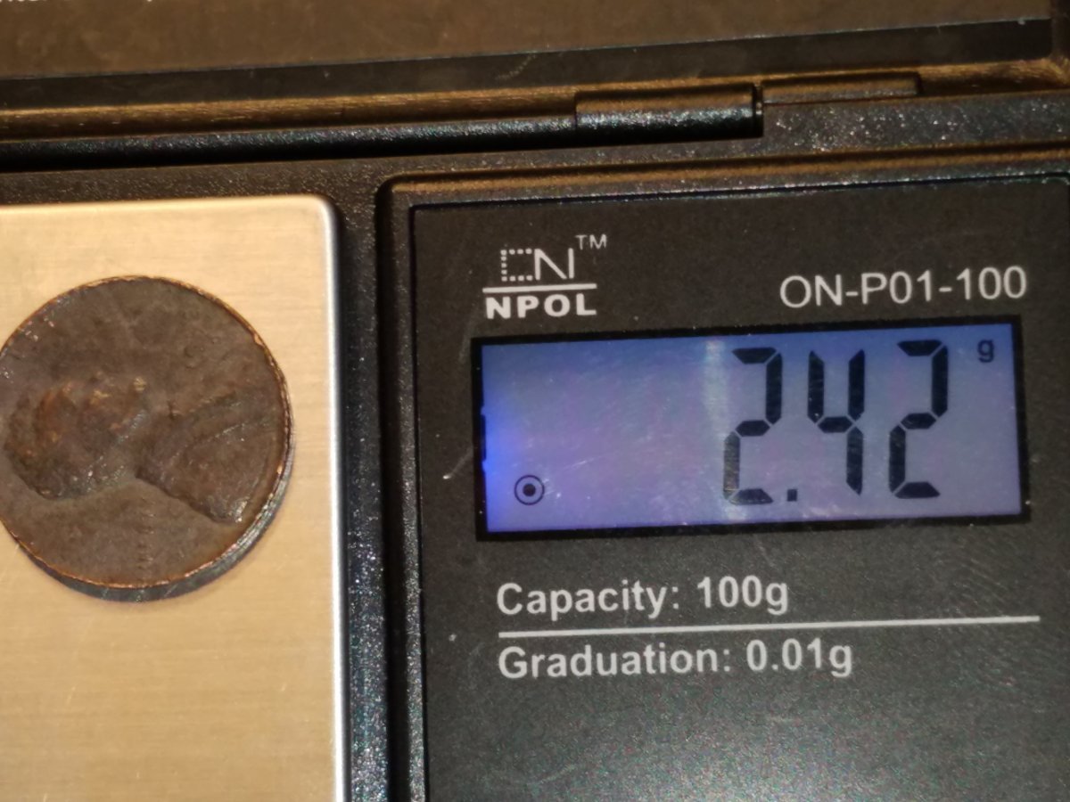 1952-D-Wheat-Penny-2.42-Gms
