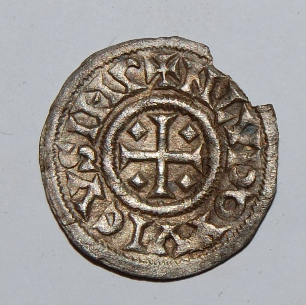 Denarius-From-Louis-The-Pious,-Diamond-Variant