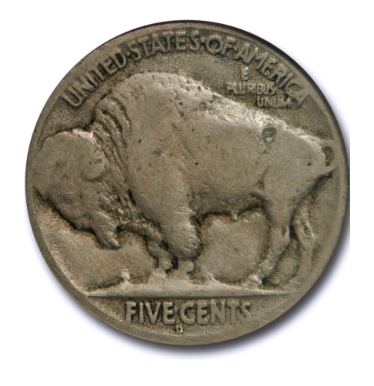Buffalo-Nickel-1917-D-Toned