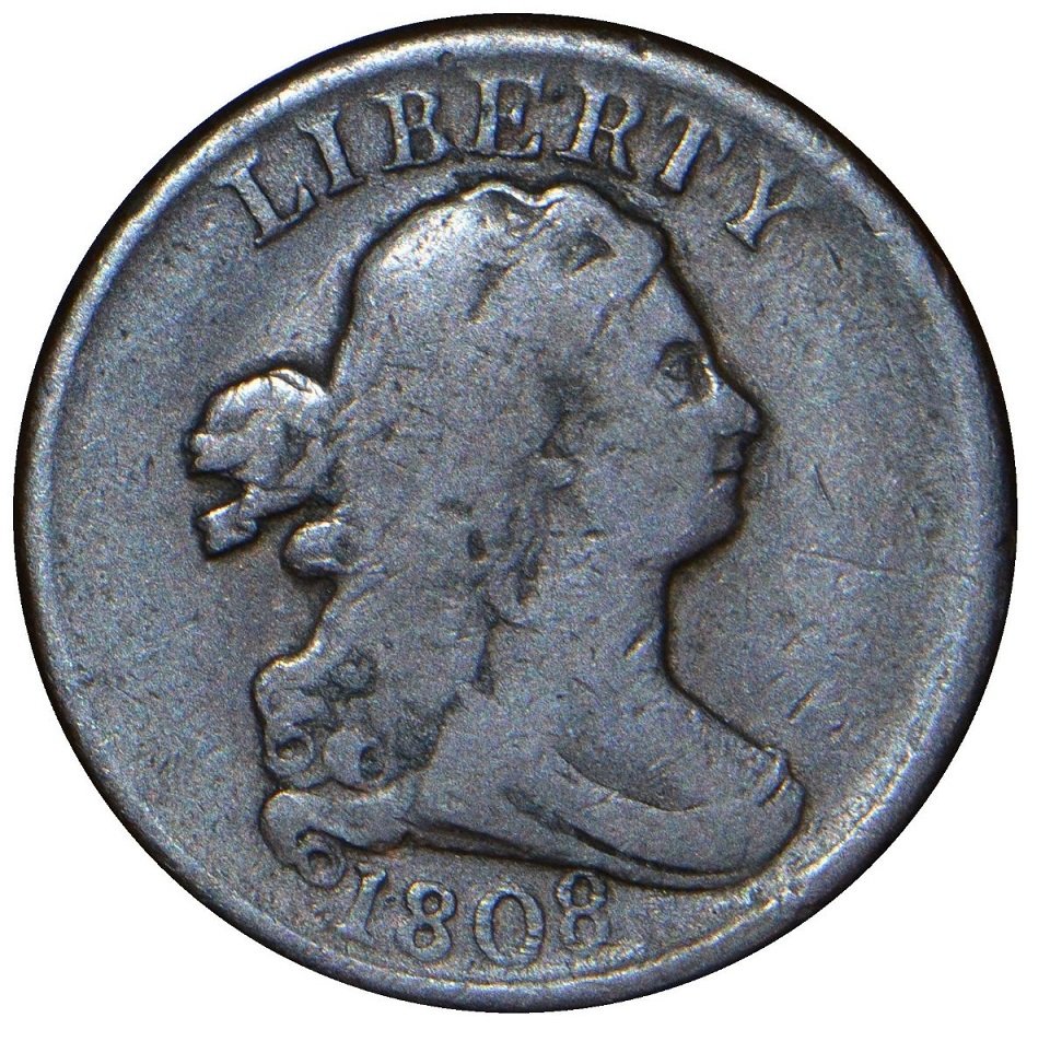 First-Numismatic-Purchase-In-6-Months---1808-Draped-Bust-Half-Cent