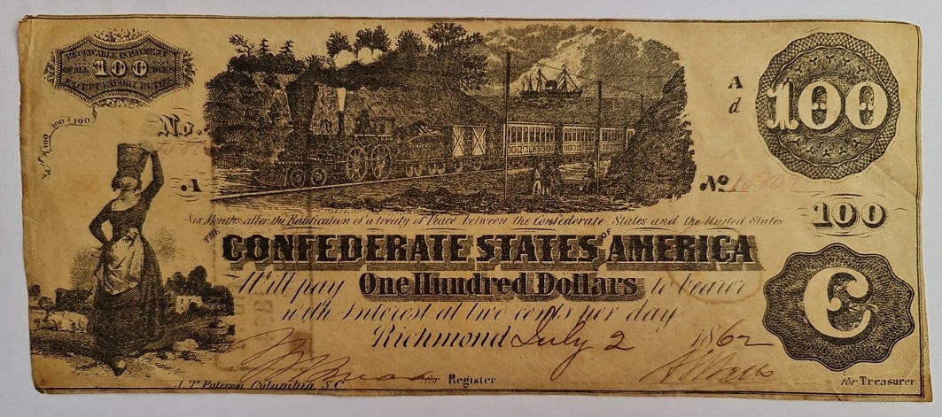 Confederate-1862-100-Dollars---Is-It-Real?