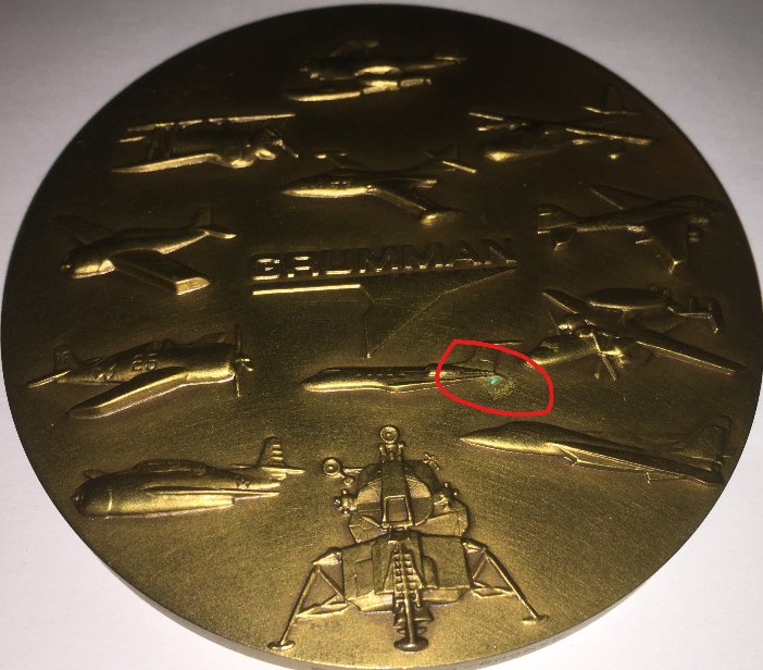 Bronze-Medallion:-Green-Spot/Bronze-Disease-Cleaning-Suggestions