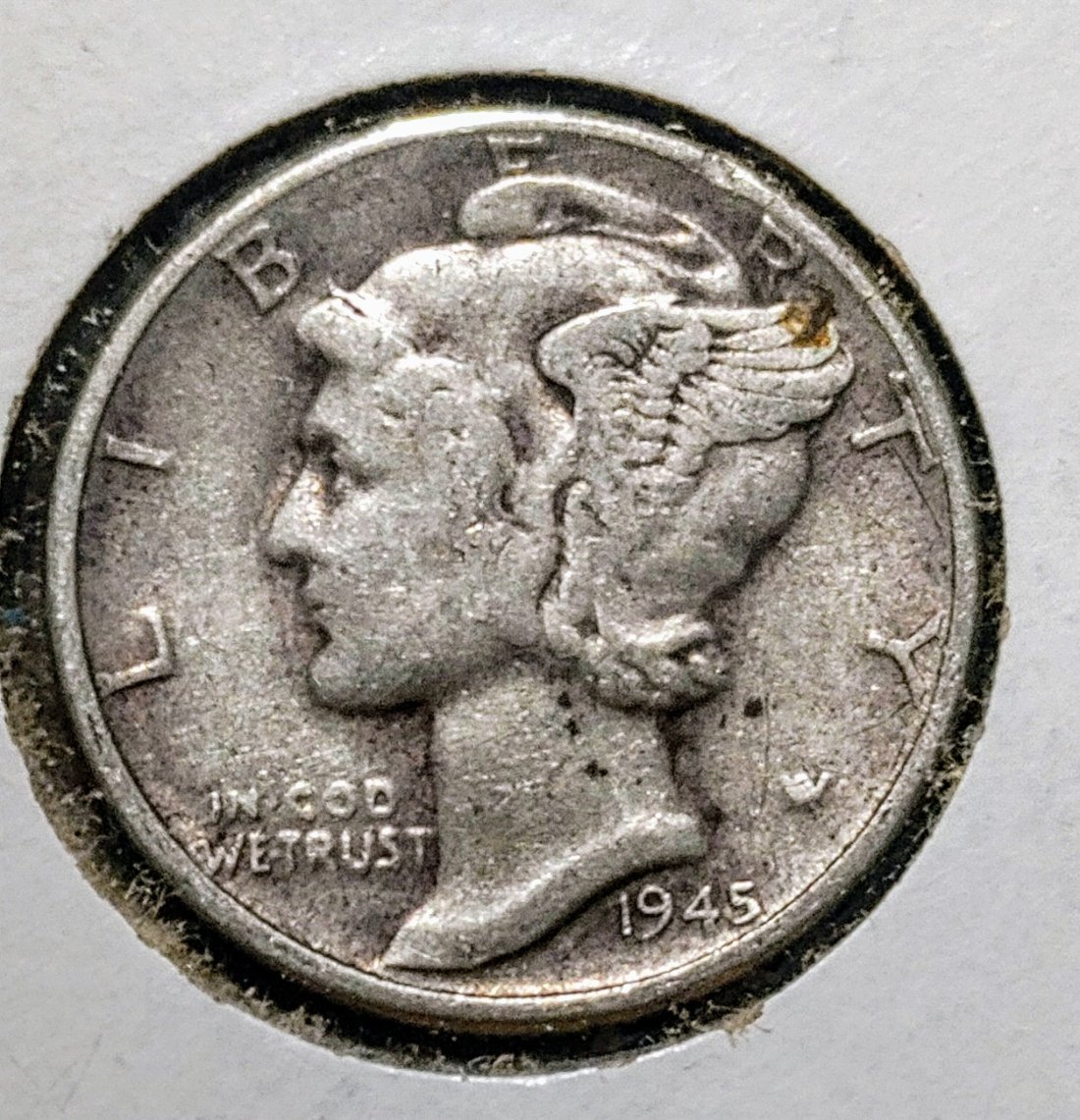 1945-Mercury-Dime-W/-Date-Error-&-Reverse-Error