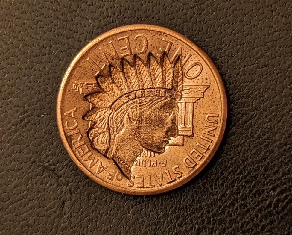 1992-D-Penny-With-Print-Of-Indian-Head-Over-Lincoln's?-Tell-Me-It's-True