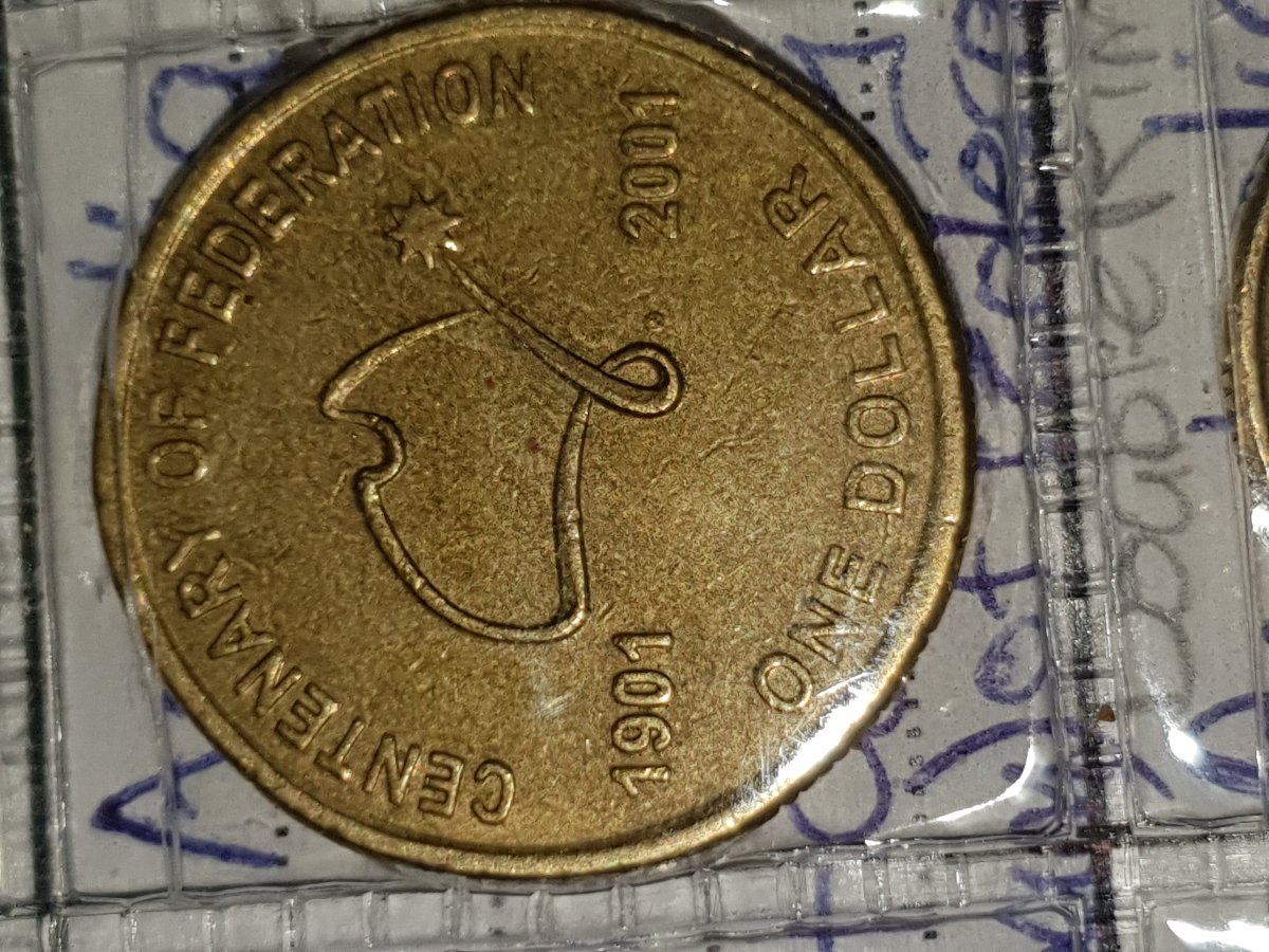 2001-Centenary-Of-Federation-$1-Double-Rim