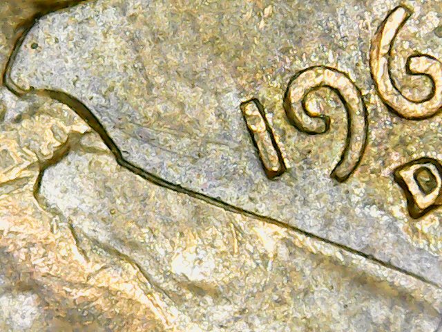 Weird-Doubling?-1960-D-Lincoln-Penny