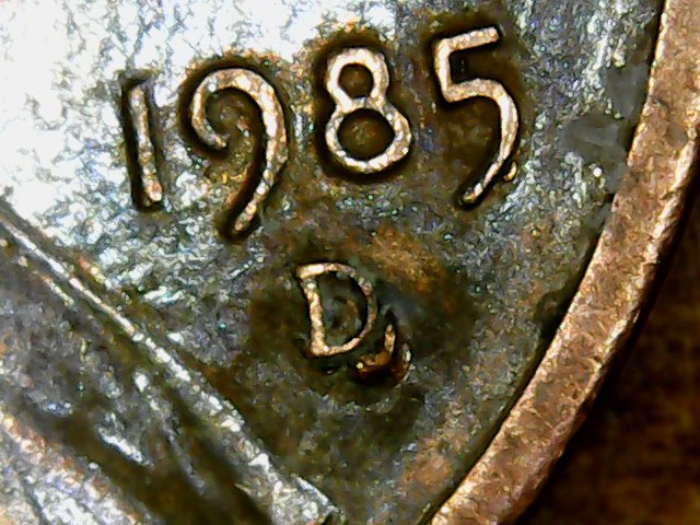 1985-Denver-Minted-Lincoln-Cent-RPM?-How-To-Clean?