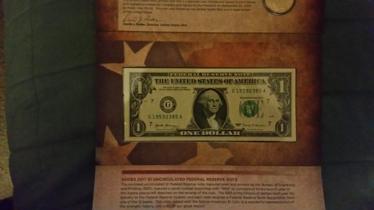 2019-Native-American-$1-Coin-&-Currency-Set
