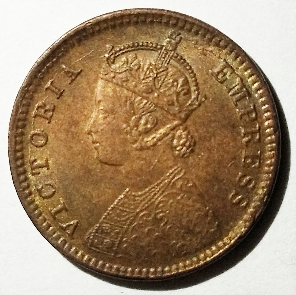 1/12-Anna-1877-Calcutta?