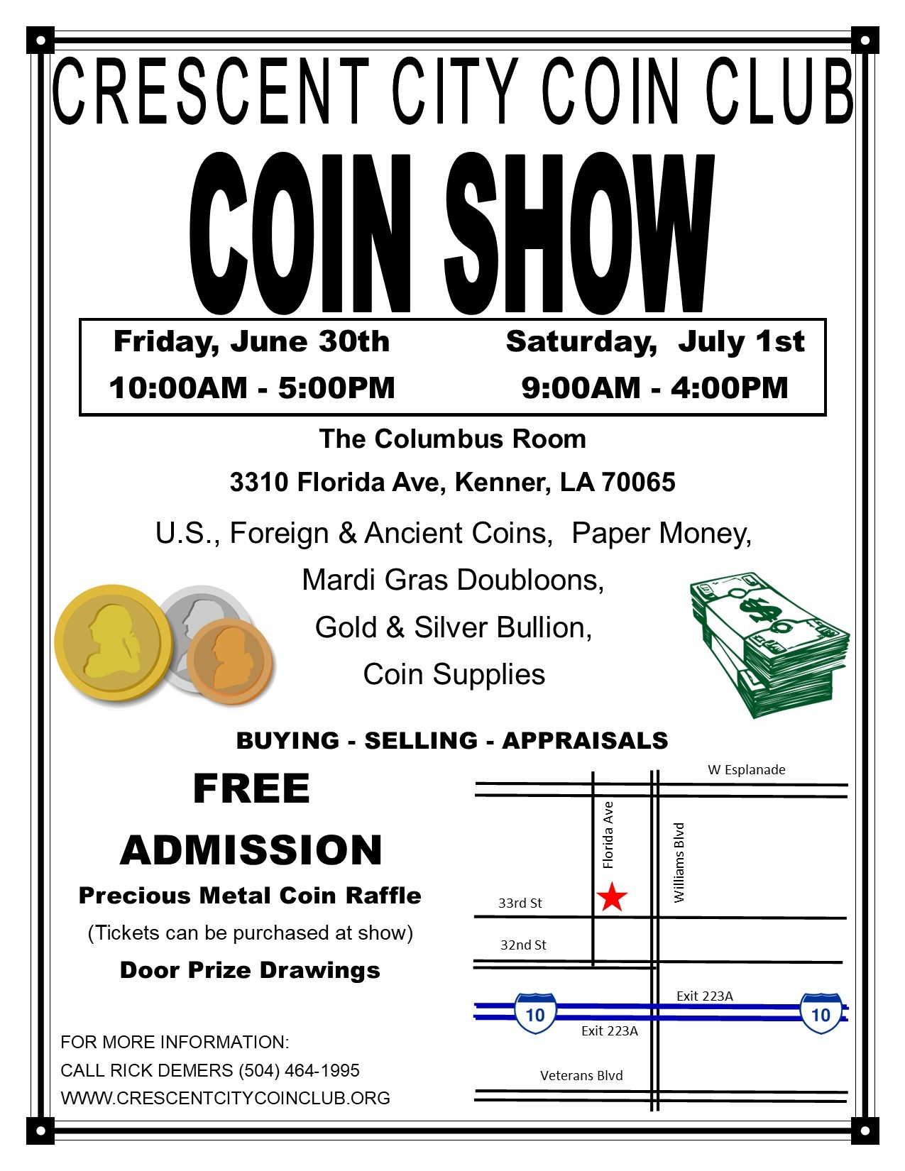 Crescent-City-Coin-Club---Coin-Show-New-Orleans-Aera