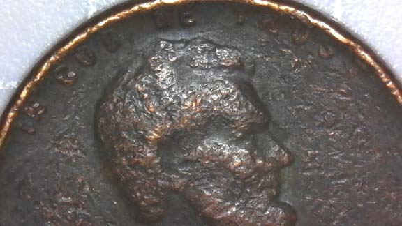 1982-P-Lincoln-Cent-With-Severe-Die-Deterioration!-The-Worst-Case-I've-Seen