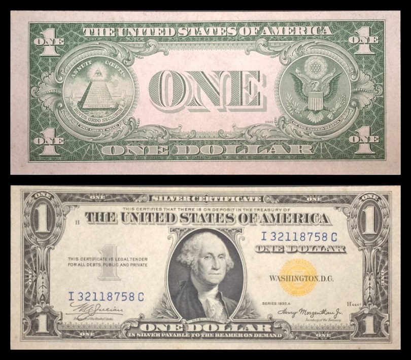Hawaii-&-N.-Africa-$1-Silver-Certificates