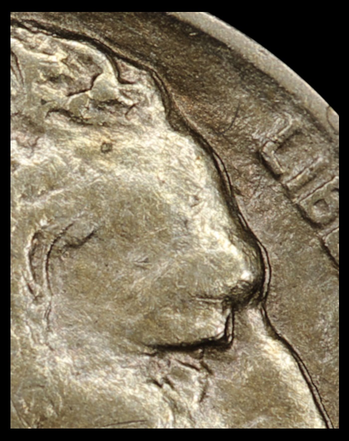 1914-Buffalo-Nickel---Machine-Doubling-?