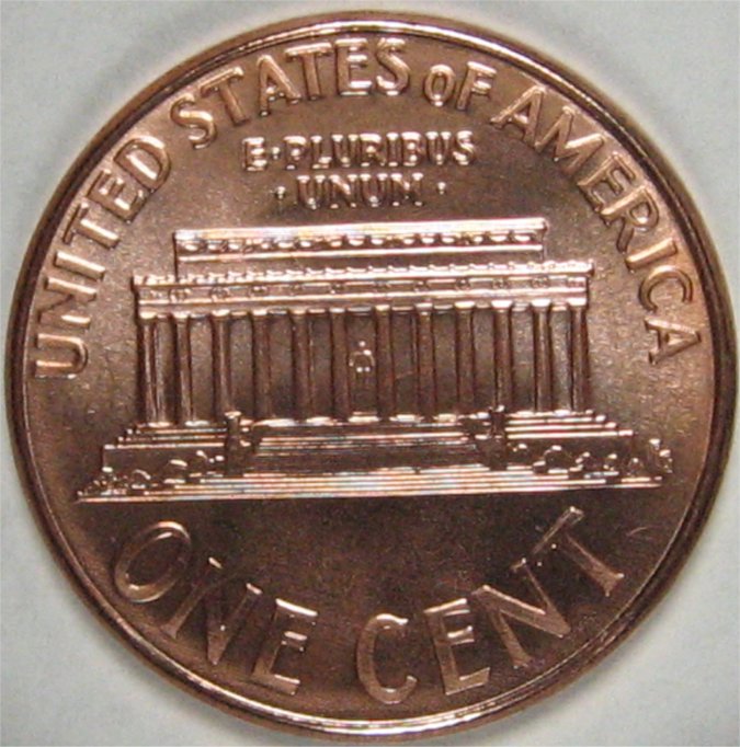 Beautiful-2001-D-Lincoln-Memorial-Penny!