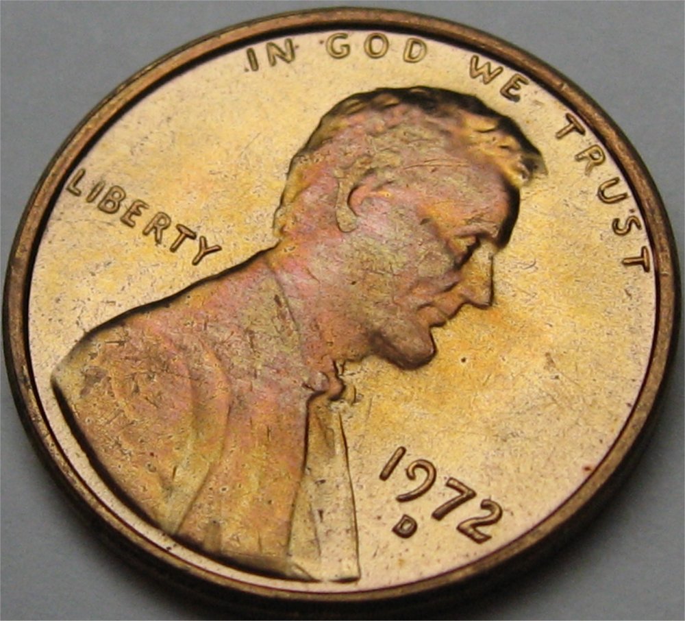 1972-D-Lincoln-Cent-Toner-#2