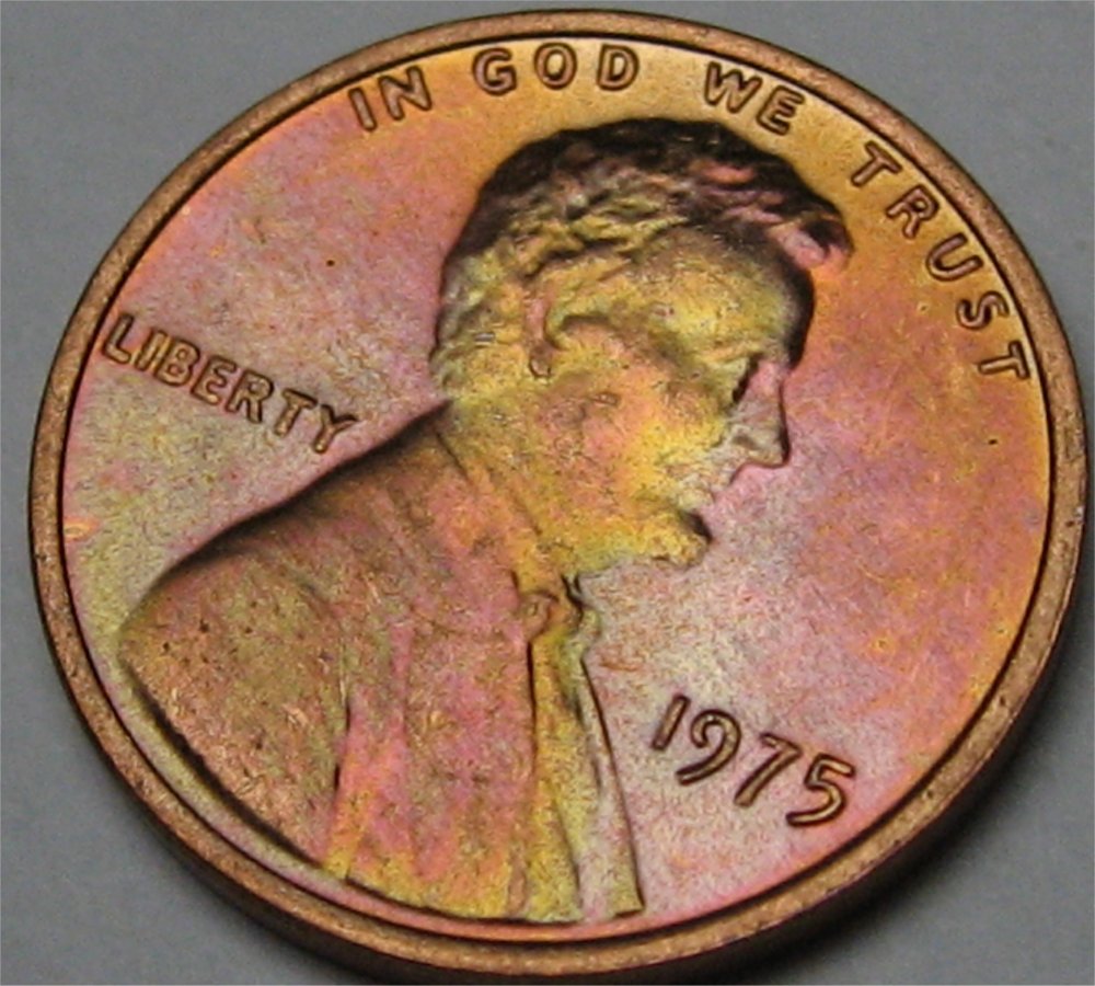 1975-Lincoln-Cent-Rose-&-Gold-Toner---Grade-It!