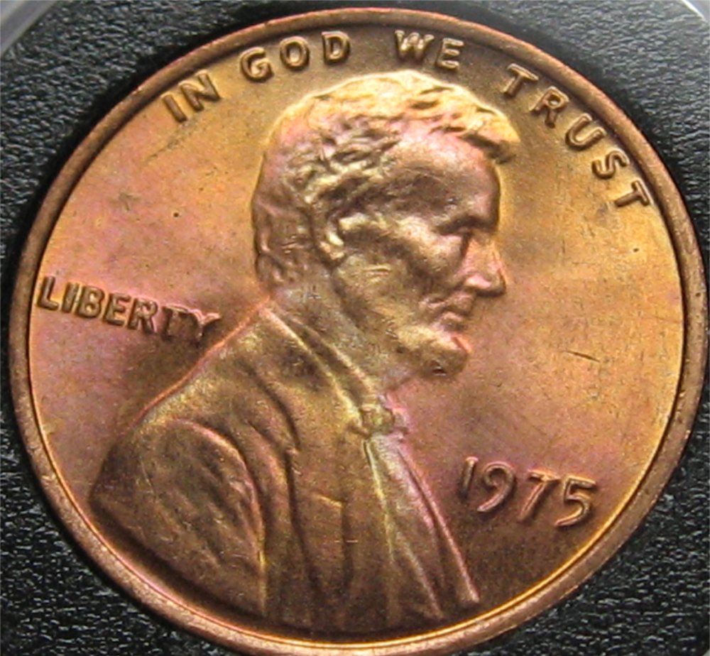 1975-Lincoln-Cent-Rose-&-Gold-Toner---Grade-It!