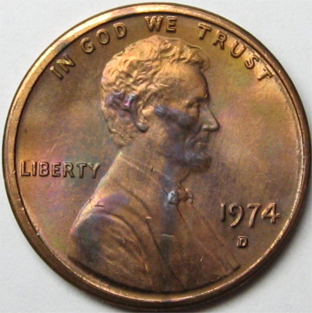 1974-D-Lincoln-Cent-Toner---Grade-It!