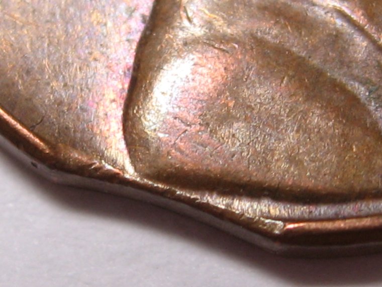 Undated-Lincoln-Wheat-Cent---Incomplete-Planchet---30%-Missing
