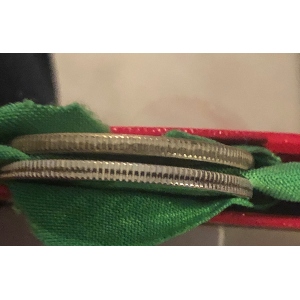 1966-Kennedy-Half-Dollar-SMS-Ridges-Separated-By-Horizontal--Line