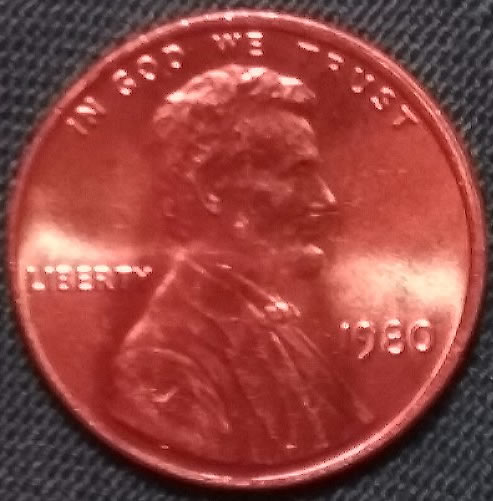 1980-P-Lincoln-Memorial-Cent-For-Grading