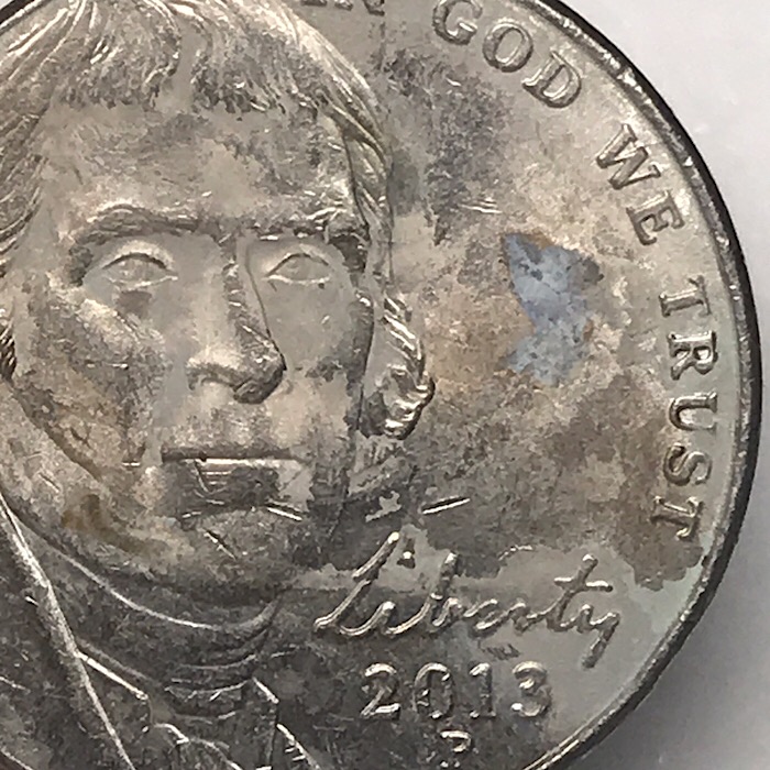 2013-P-Jefferson-Nickel--Lamination-Error-Or-PSD