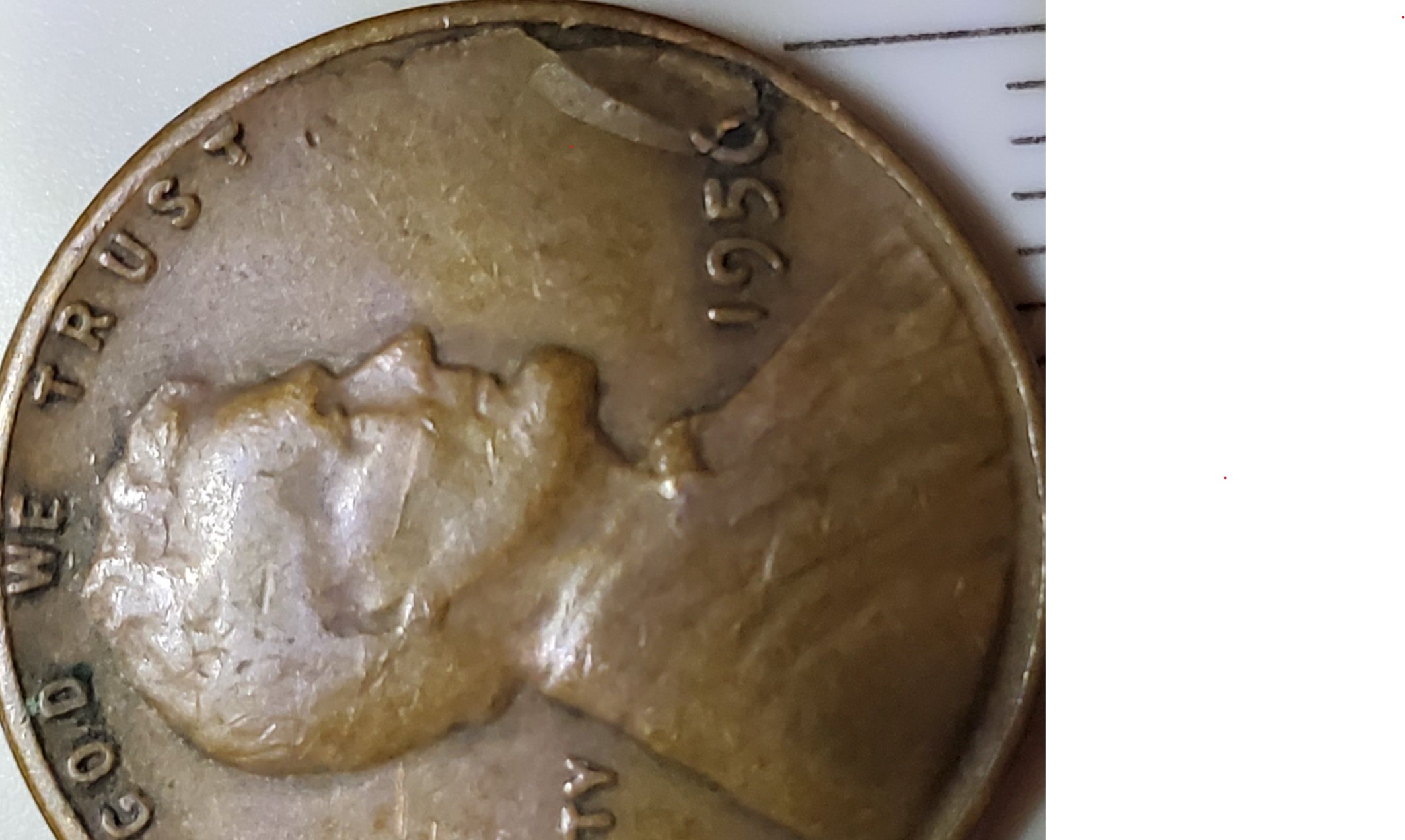 1956-Penny-With-Some-Sort-Of-Defect.