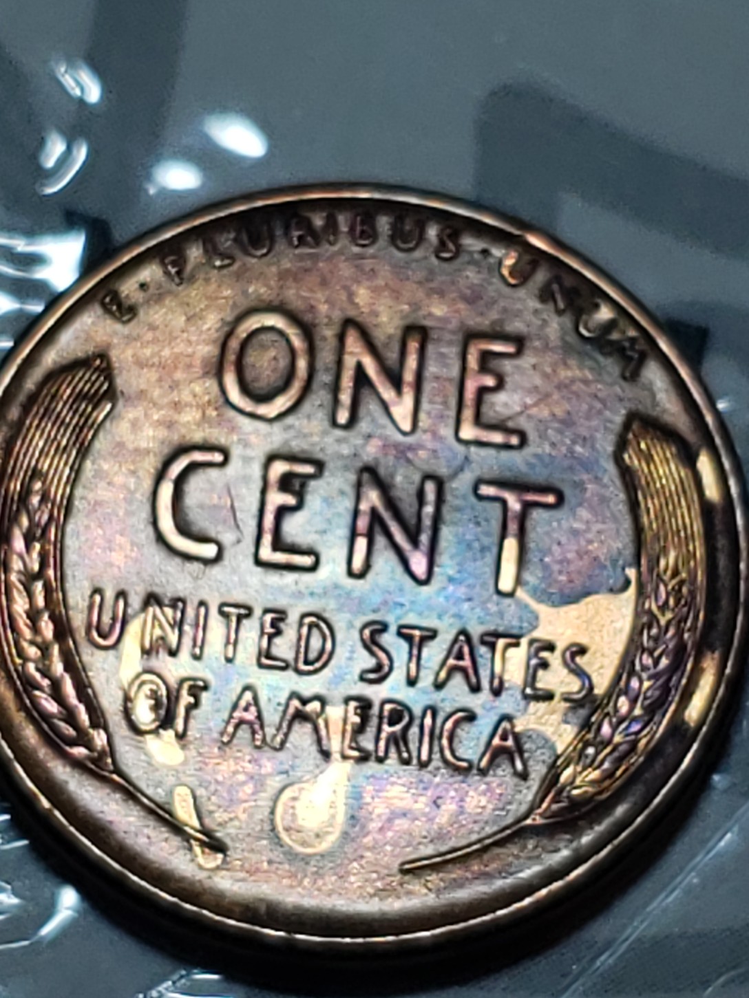 1935-Wheat-Penny-With-Strange-Coloring