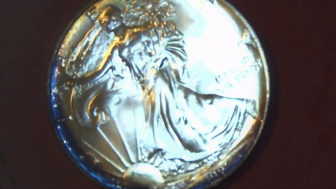 1995-P-American-Silver-Eagle-Toned-To-Grade-Or-Not-To-Grade