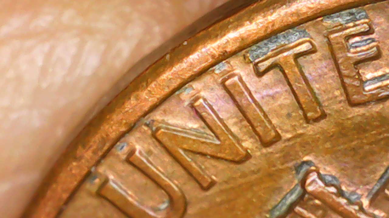 Silver-Marks-On-1992-D-Penny?