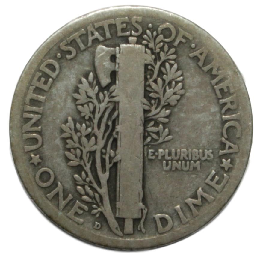 1921-D-Mercury-Dime-For-Grading